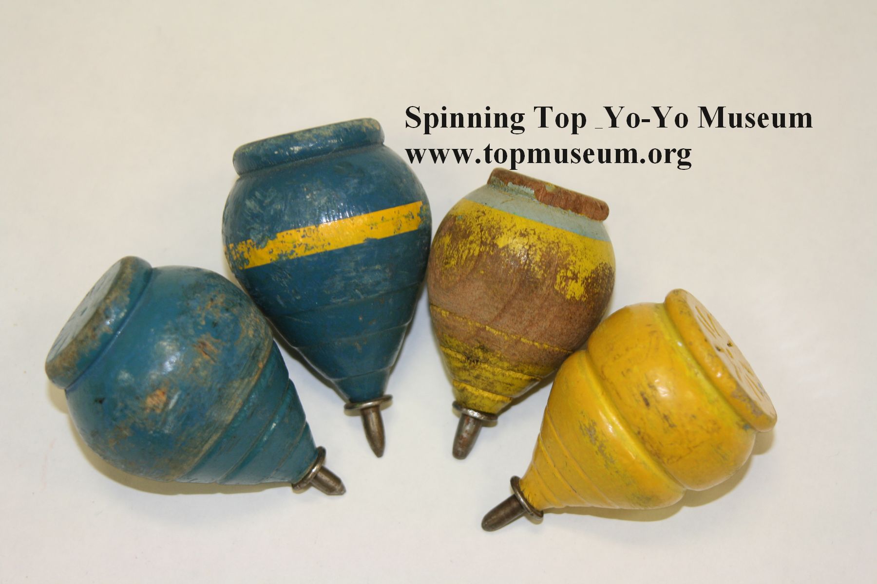 old spinning tops